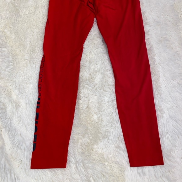 Red Tommy Hilfiger Leggings Medium - Picture 2 of 4